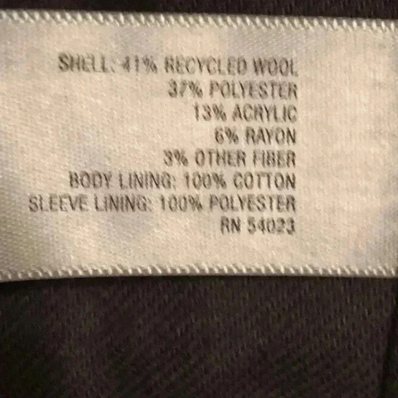 OLD NAVY JACKET EUC GRAY BLACK & WHITE PLAID. VERY GOOD CLEAN CONDITION - Picture 5 of 6